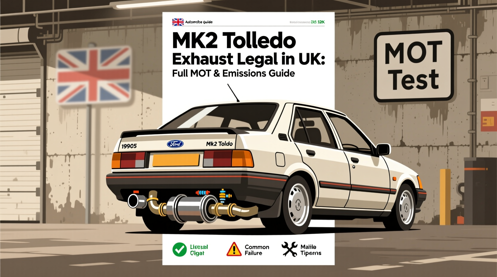 mk2 toledo exhaust legal uk