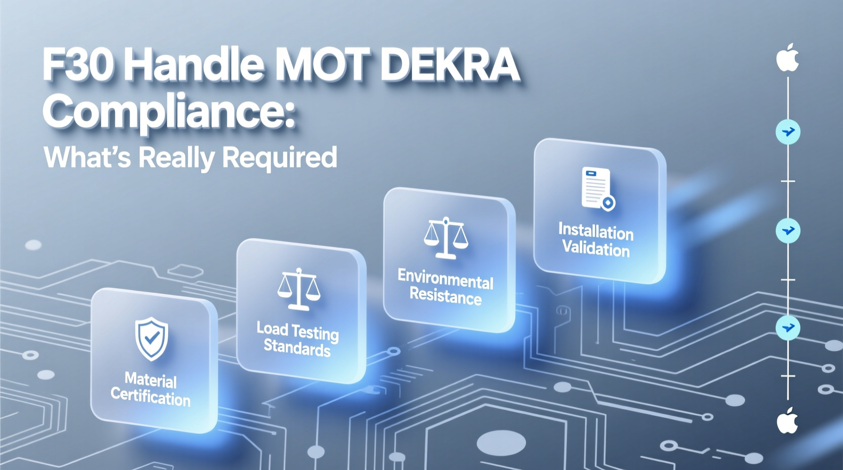 f30 handle mot dekra compliance