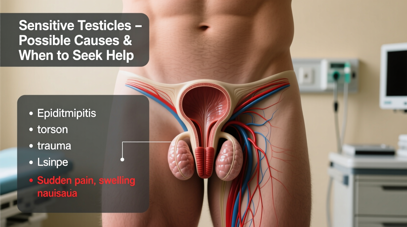 sensitive testicles causes diagnosis and when to seek help