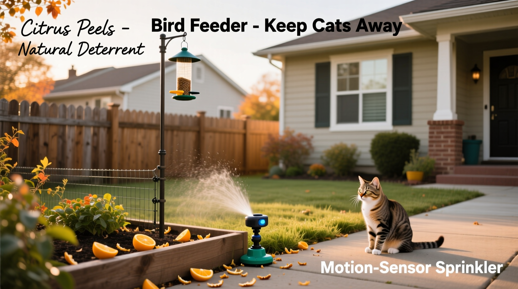 effective and compassionate strategies to keep feral cats away from your home