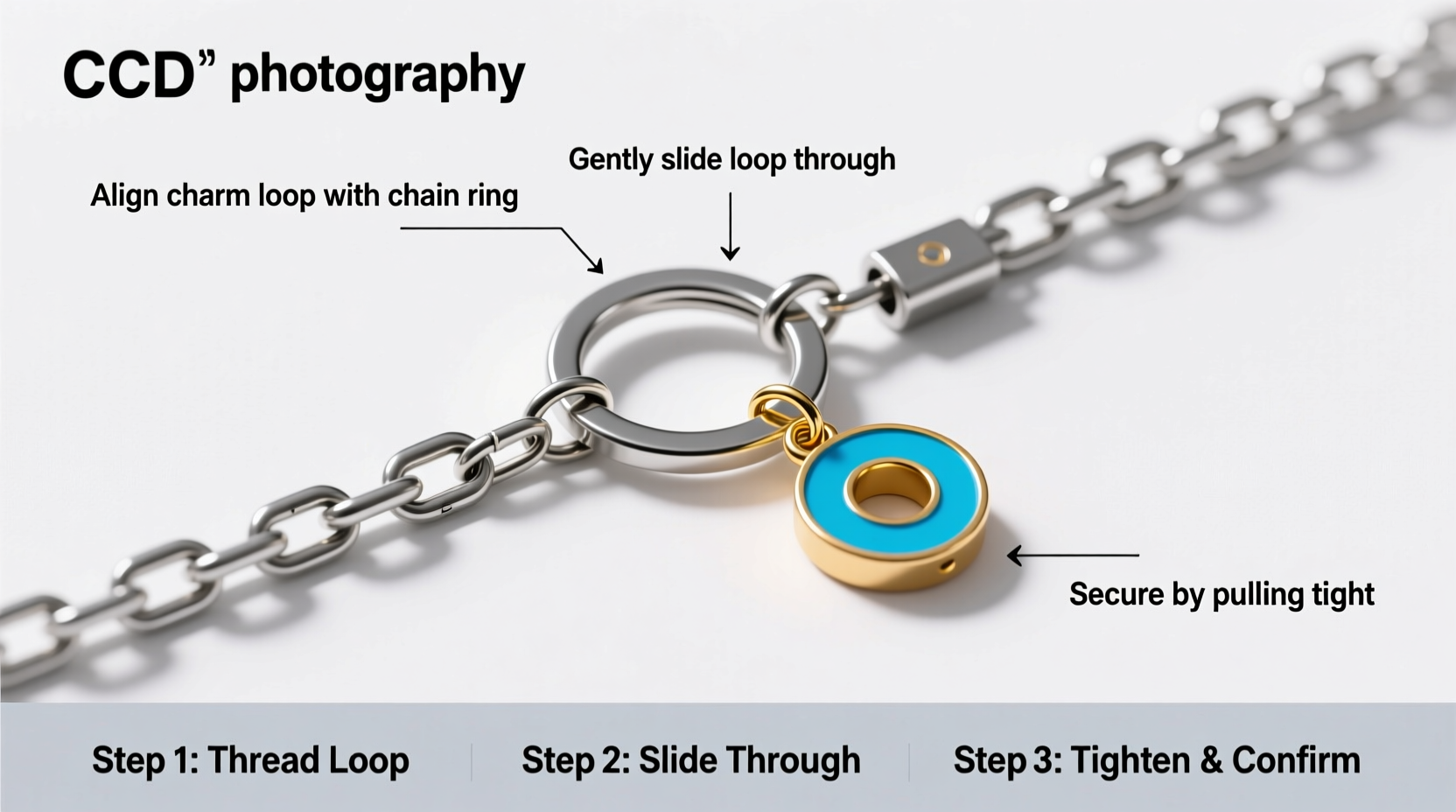 Step By Step Guide To Securely Attach A Phone Charm To Your Ccd Camera ...