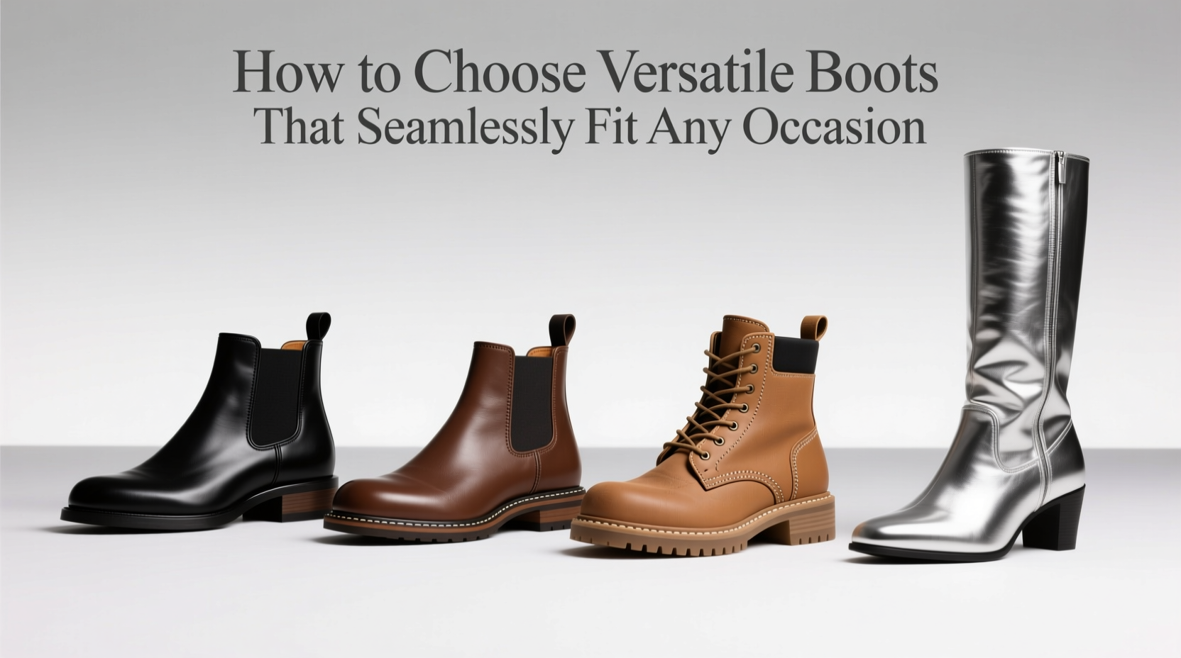how to choose versatile boots that seamlessly fit any occasion