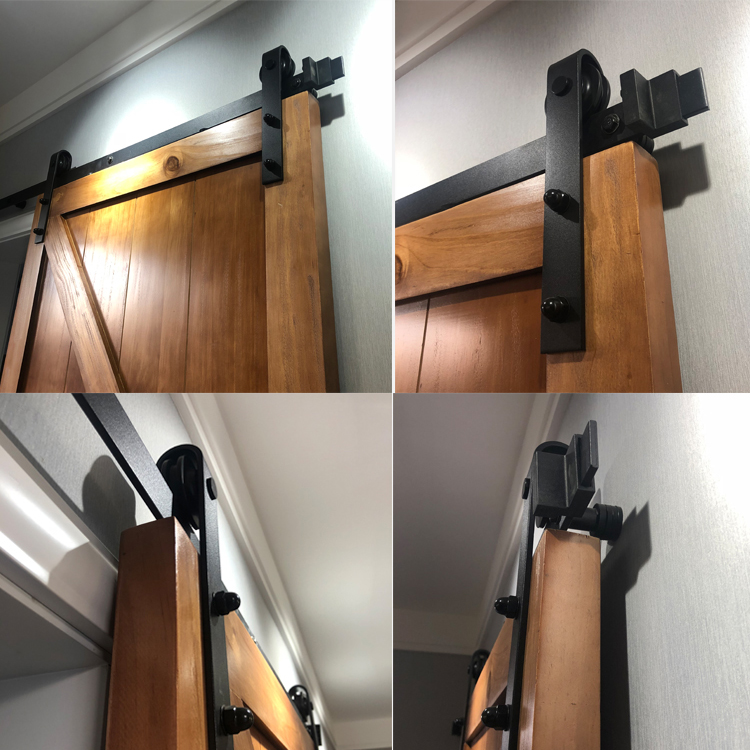 实木轨道滑动门中国供应商成品表面精加工木门价格 - buy solid wood