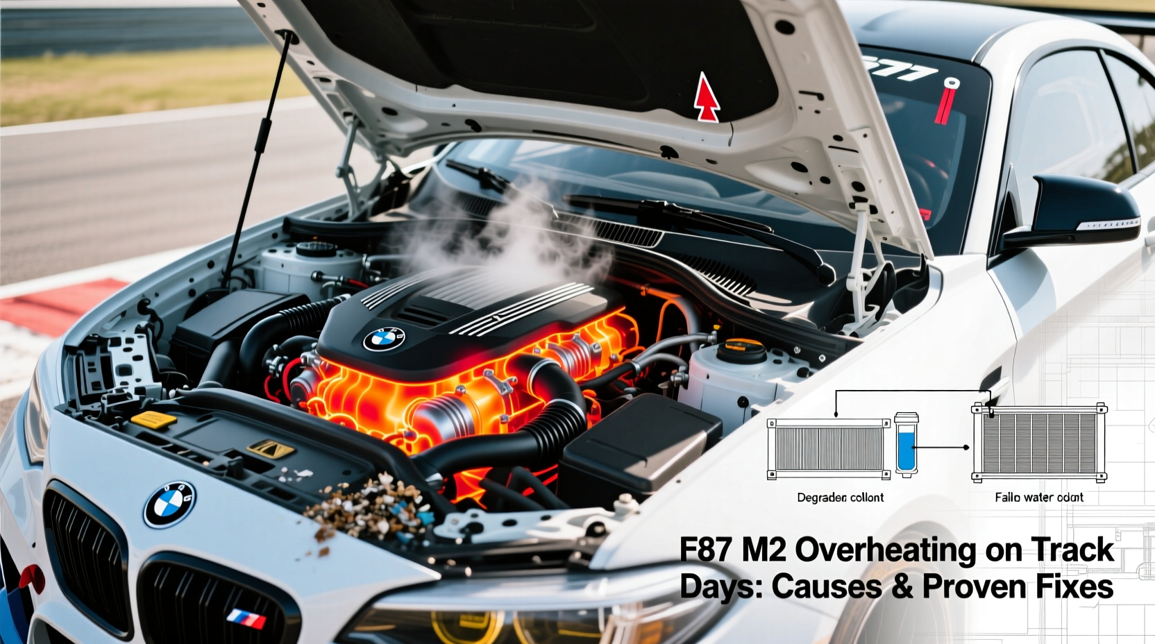 F87 M2 Overheating on Track Days: Causes & Proven Fixes