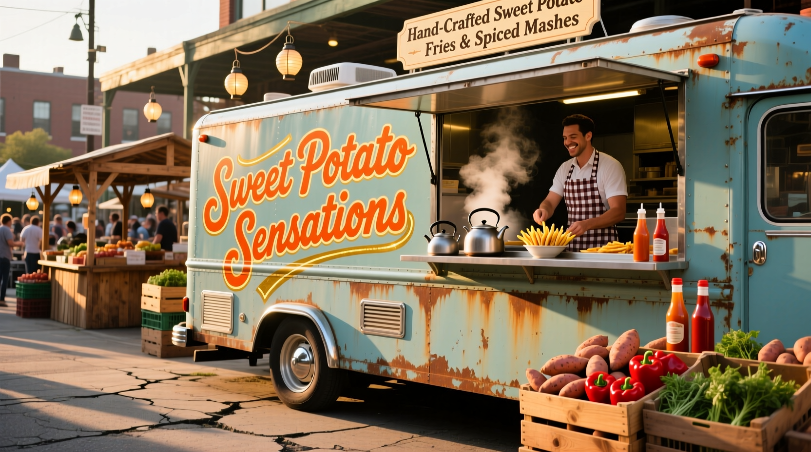 Sweet Potato Sensations Detroit MI: Eastern Market Spezialitäten