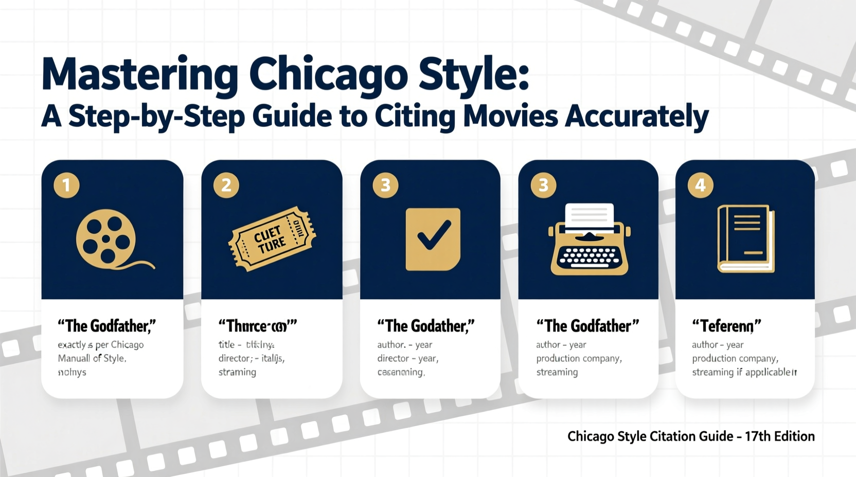 mastering chicago style a step by step guide to citing movies accurately