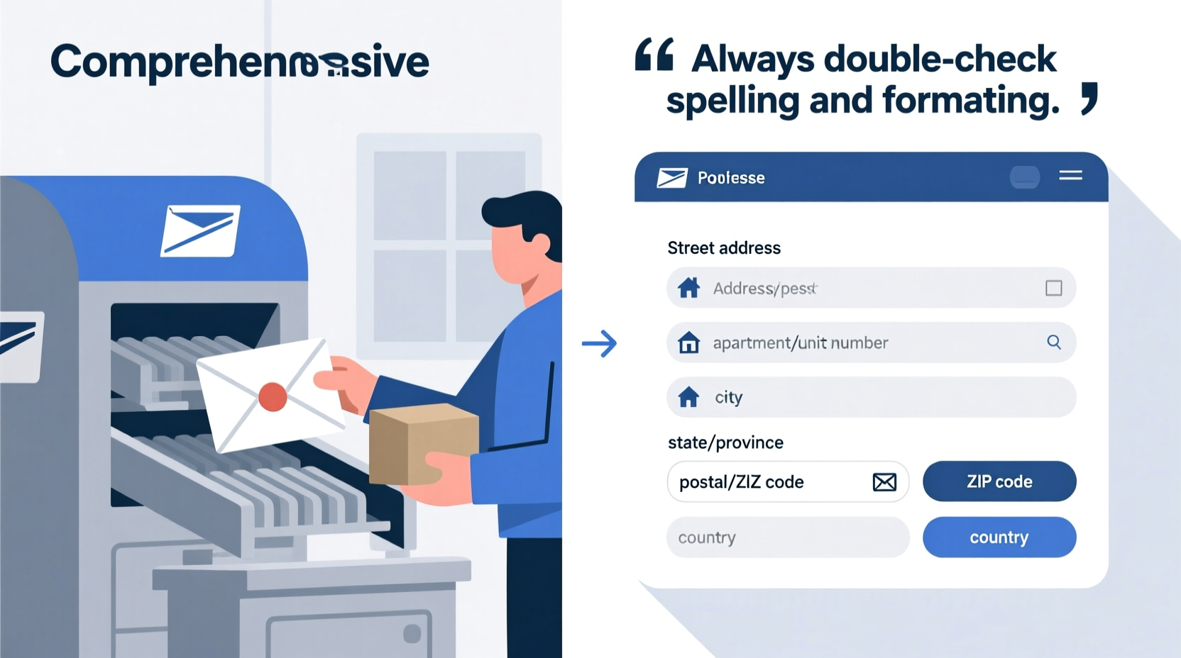 a complete guide to accurately listing any address for mail and online use