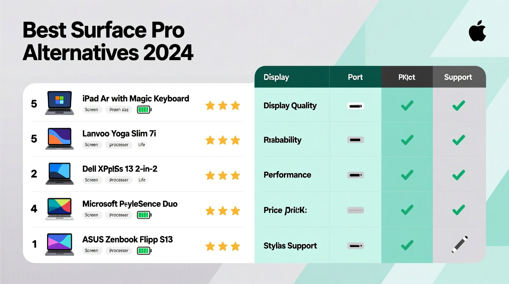 guide to finding the best buy surface pro alternatives