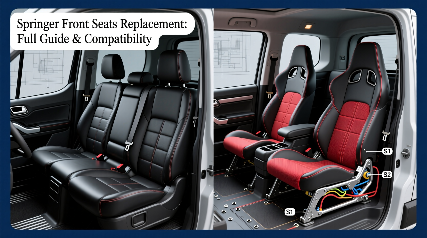 sprinter front seats replacement