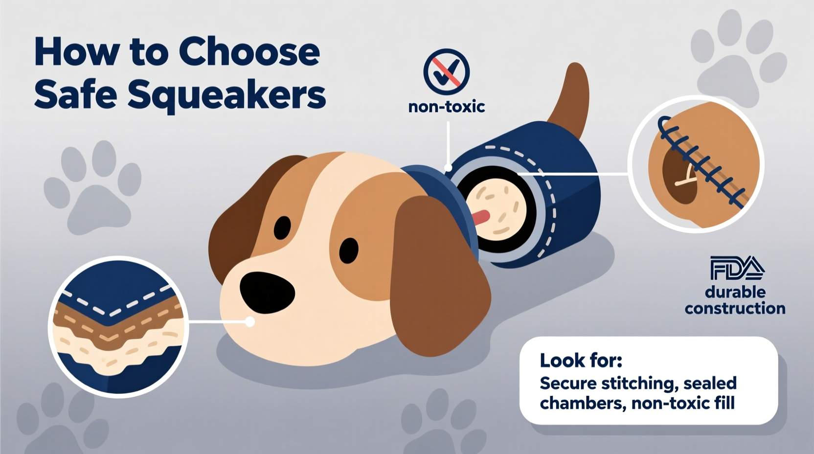 how to choose and identify safe squeakers in dog toys for your pets health