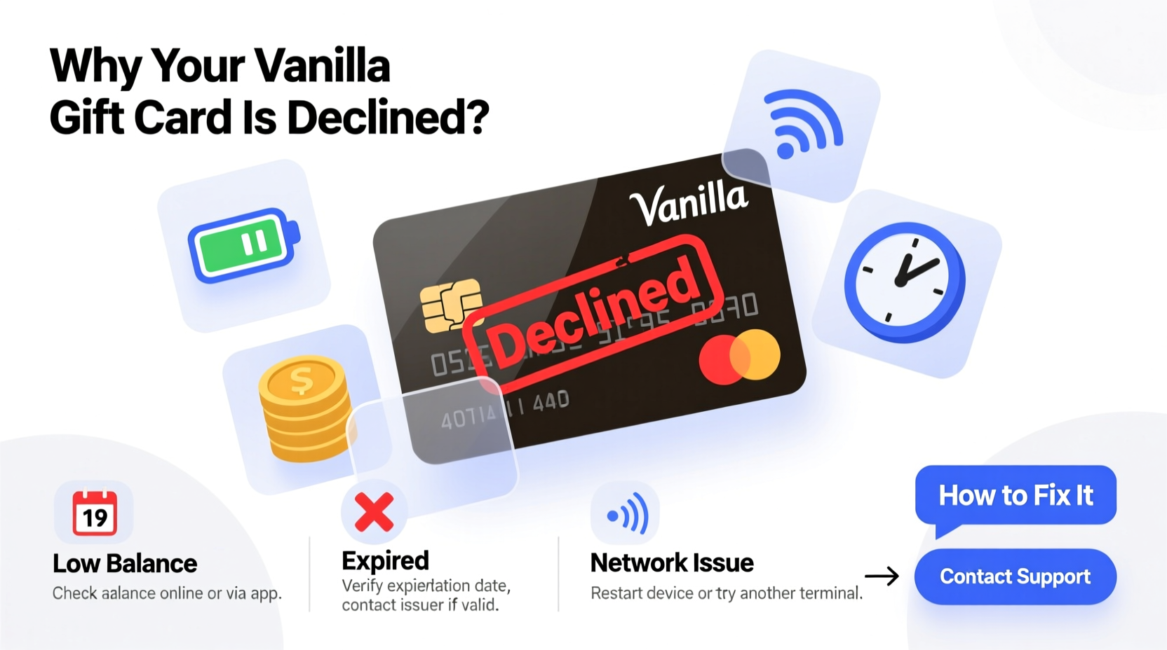vanilla gift card declining find out why how to fix