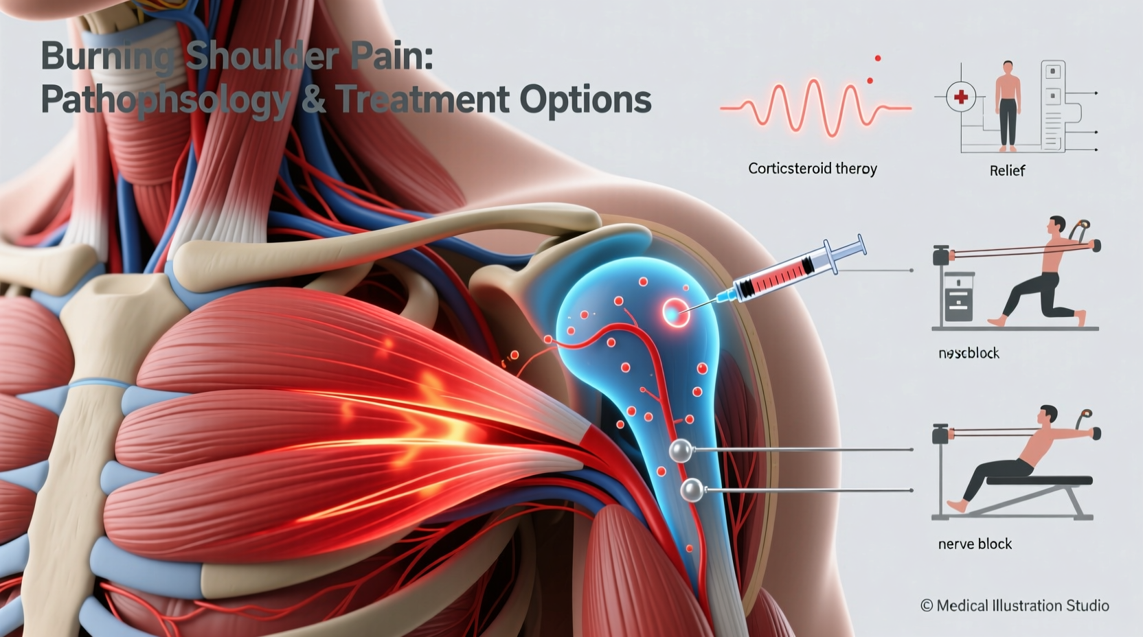 burning shoulder pain causes relief and treatment options