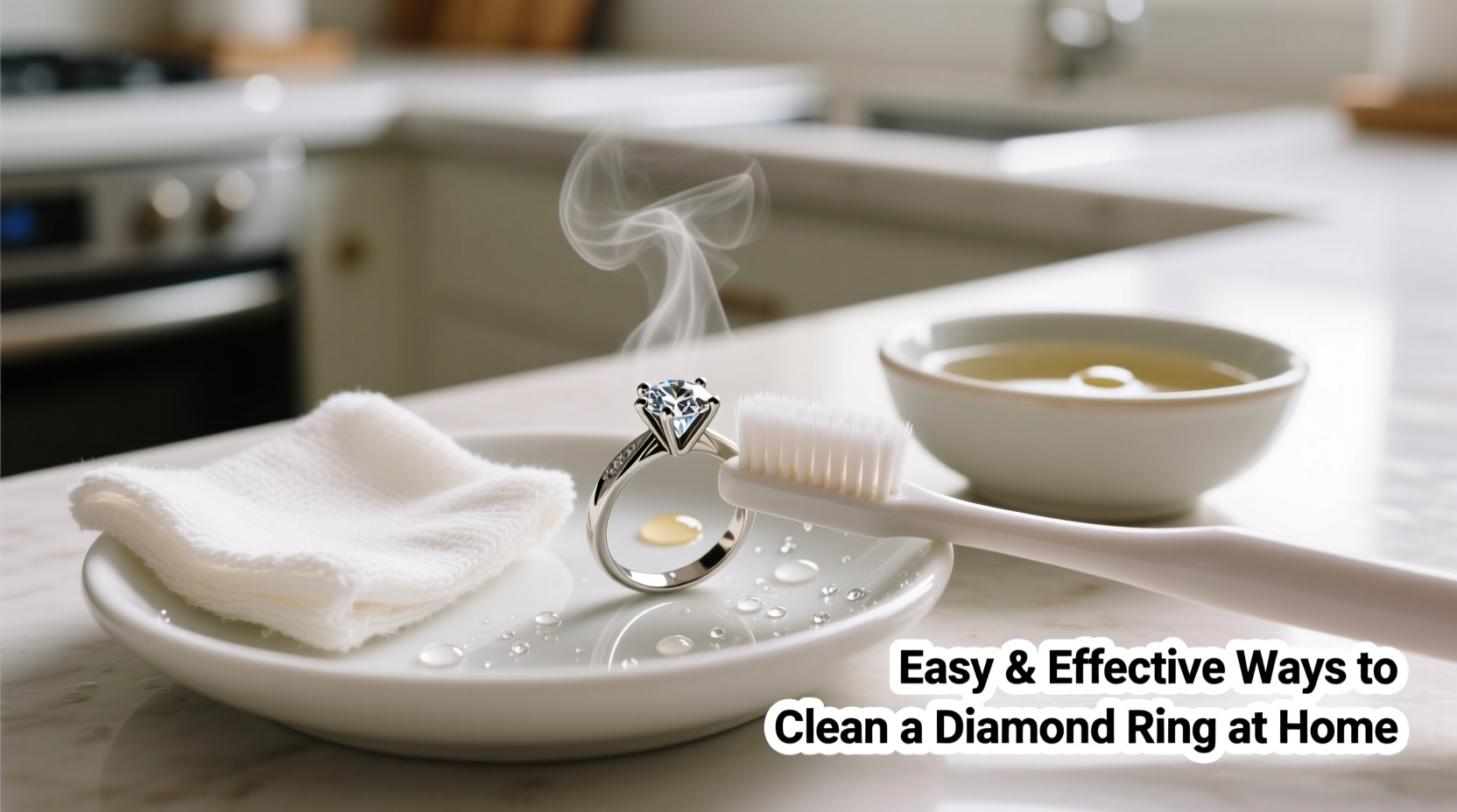 easy and effective ways to clean a diamond ring at home