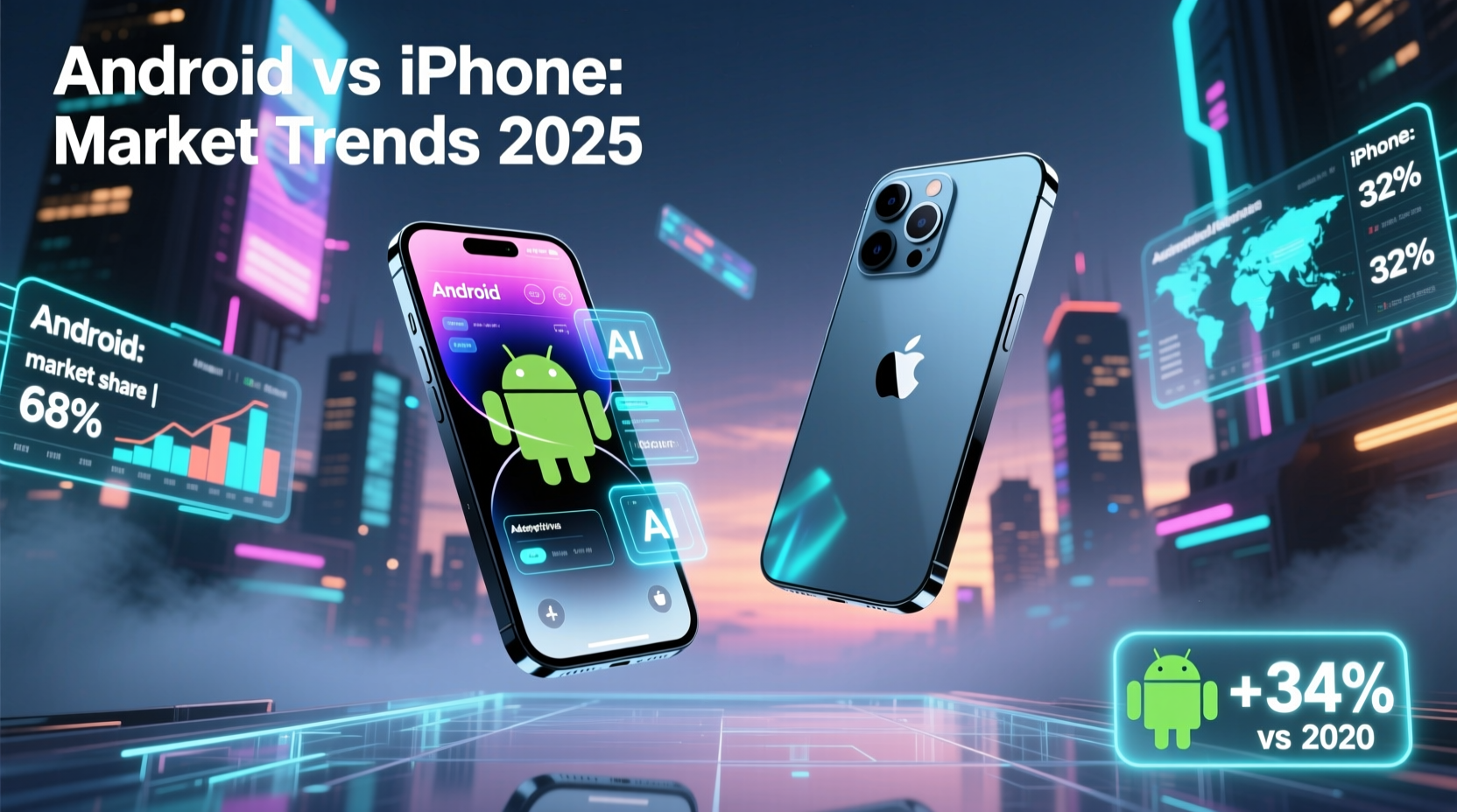 android vs iphone in 2025 are androids actually more popular now