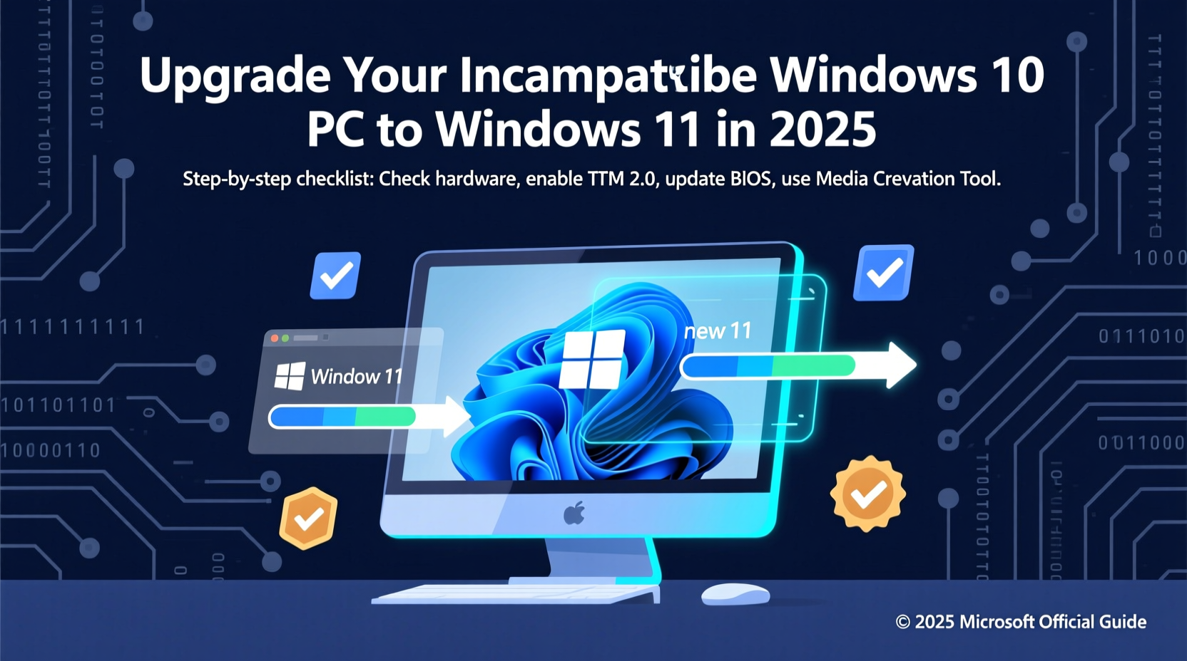 Upgrade Your Incompatible Windows 10 PC to Windows 11 in 2025: A Complete Guide