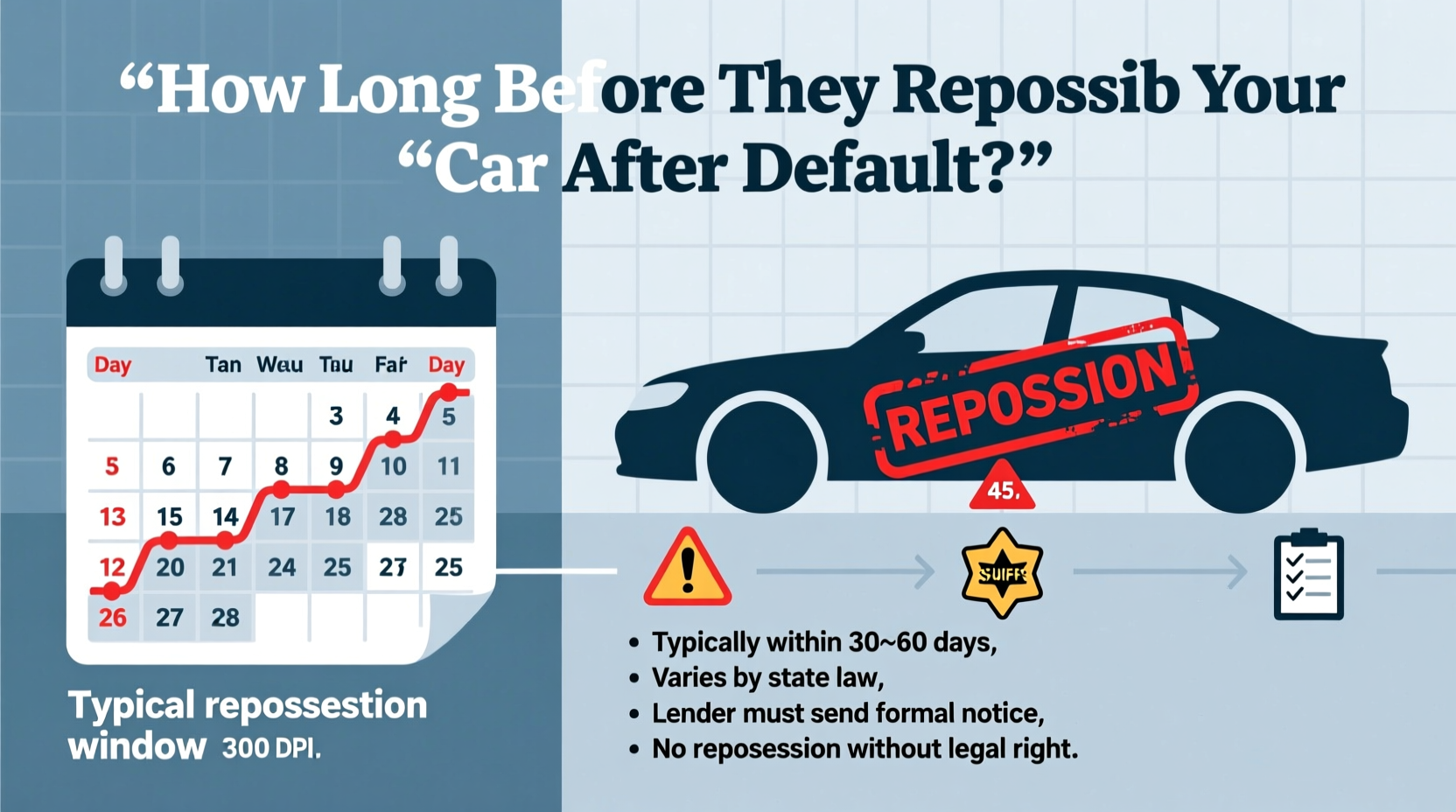 how long before they repossess your car