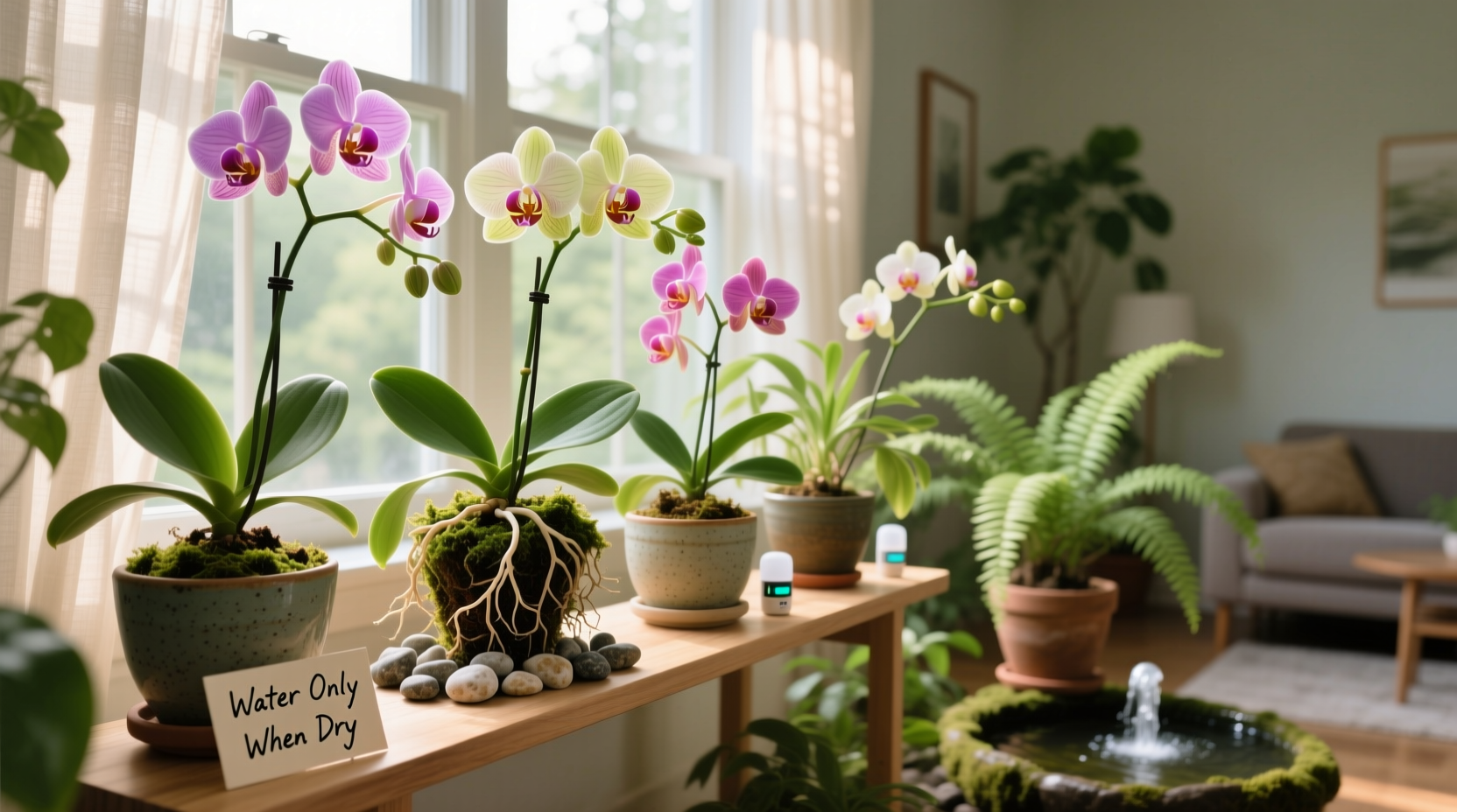 how do you care for orchids indoors