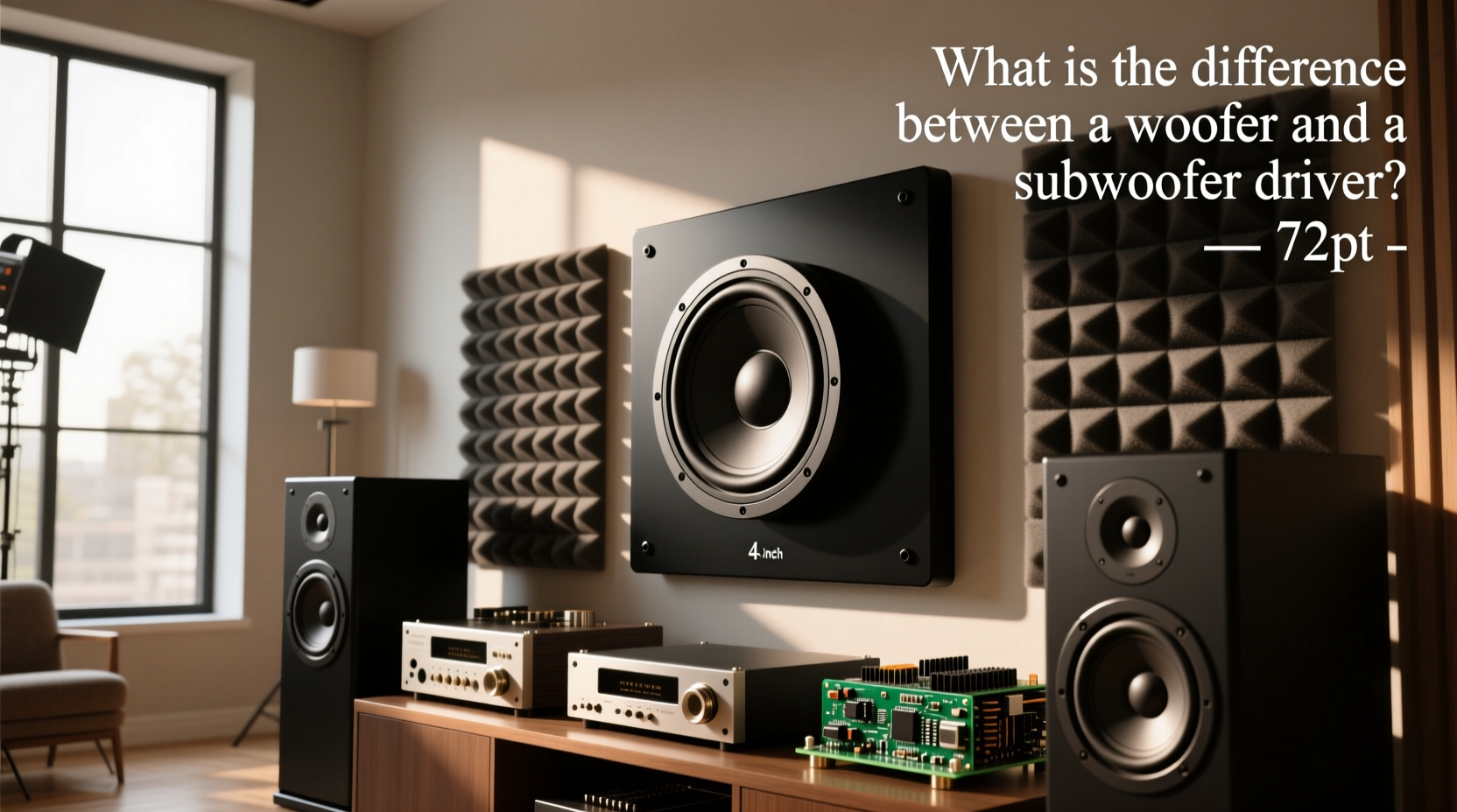 4 inch subwoofer driver,What is the difference between a woofer and a driver?