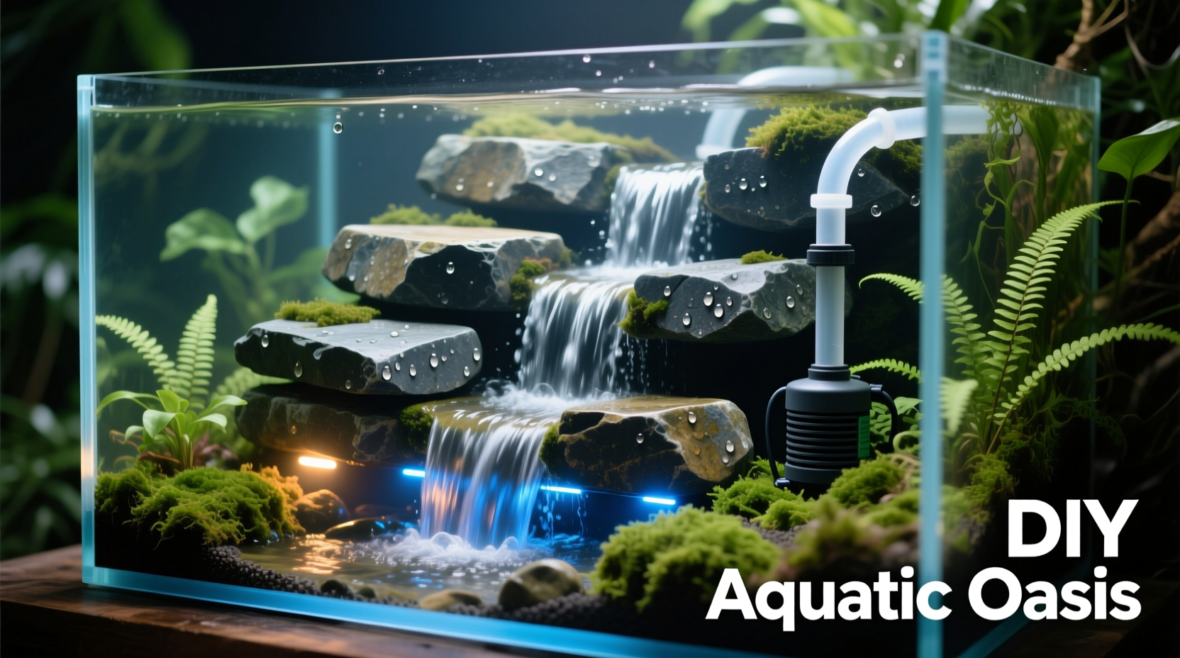 creative diy guide how to build a stunning aquarium waterfall that enhances your tank