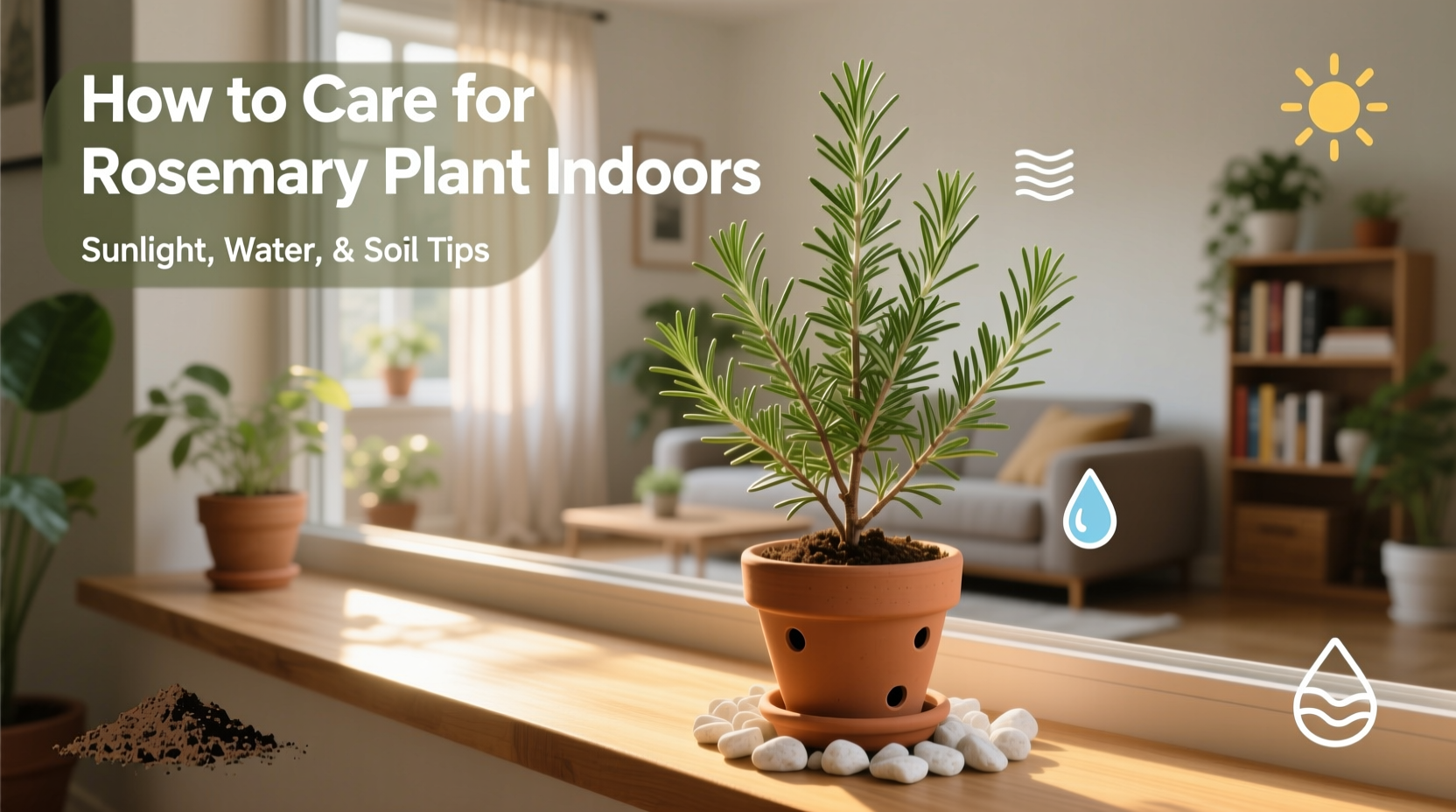 how to care for rosemary plant indoors