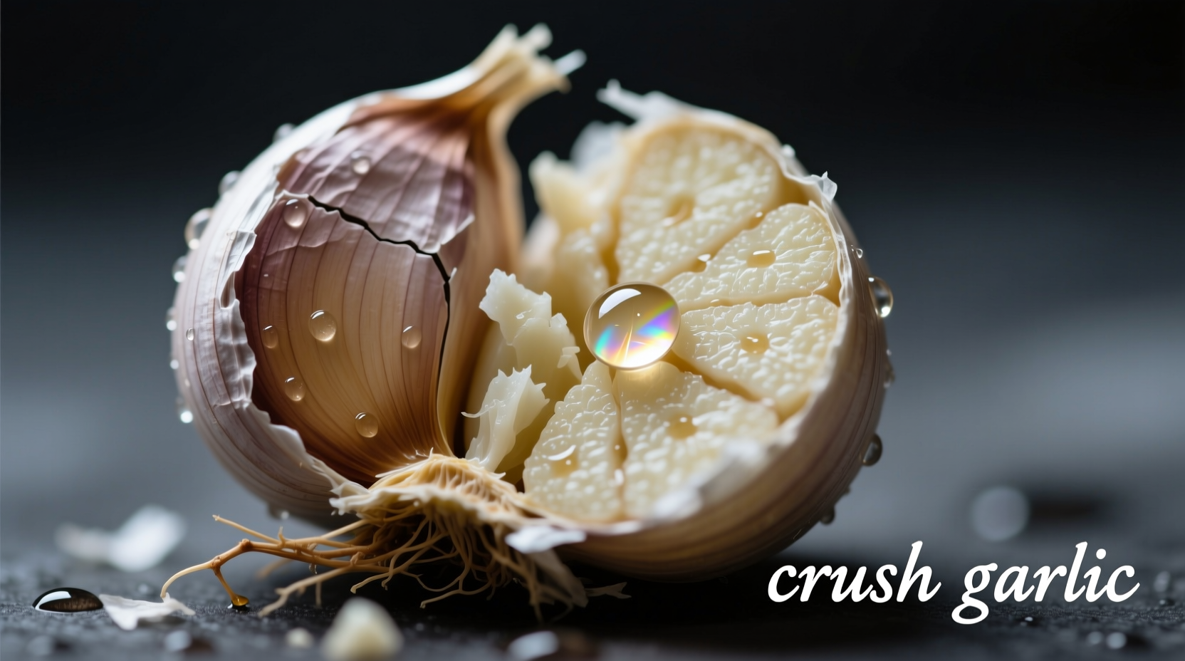 crush garlic