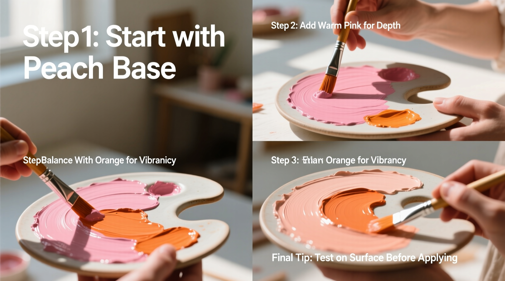 mastering coral paint a step by step guide to mixing perfect coral shades at home