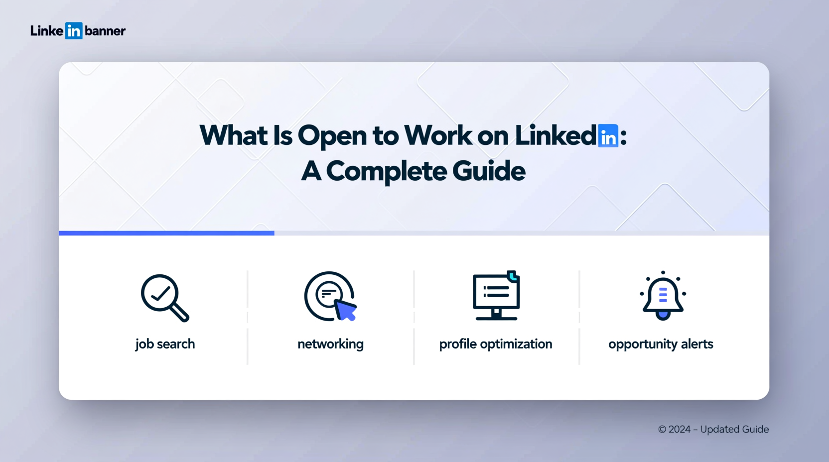 what is open to work on linkedin