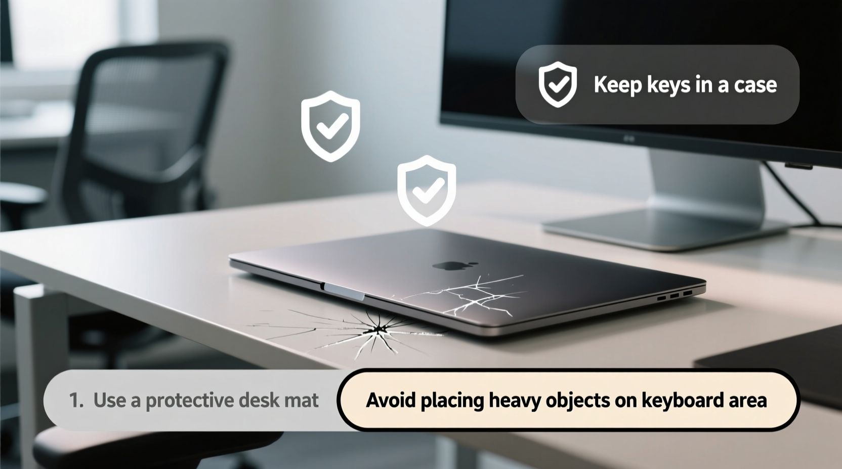 effective tips to prevent key scratches on your desktop surface