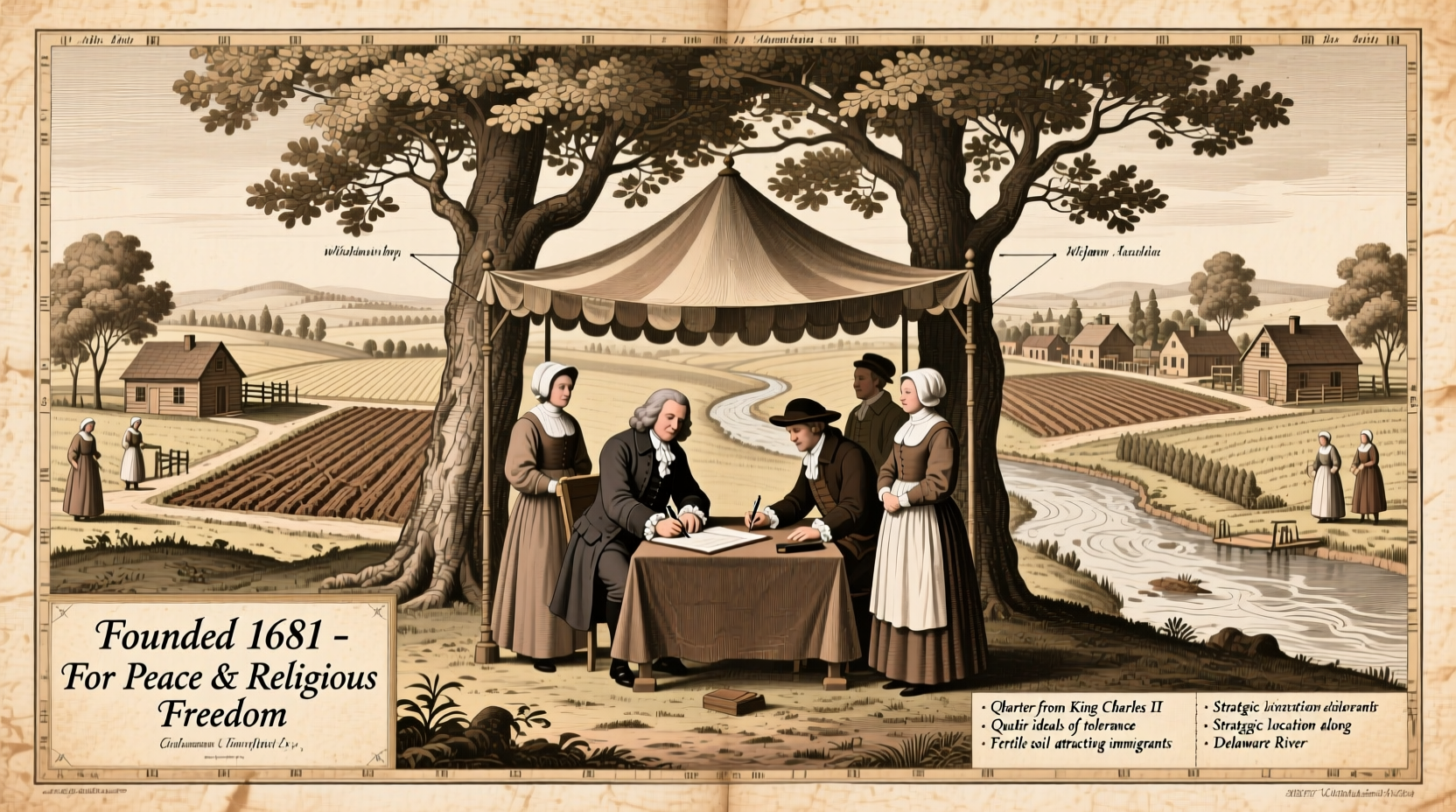 why was the pennsylvania colony started reasons history