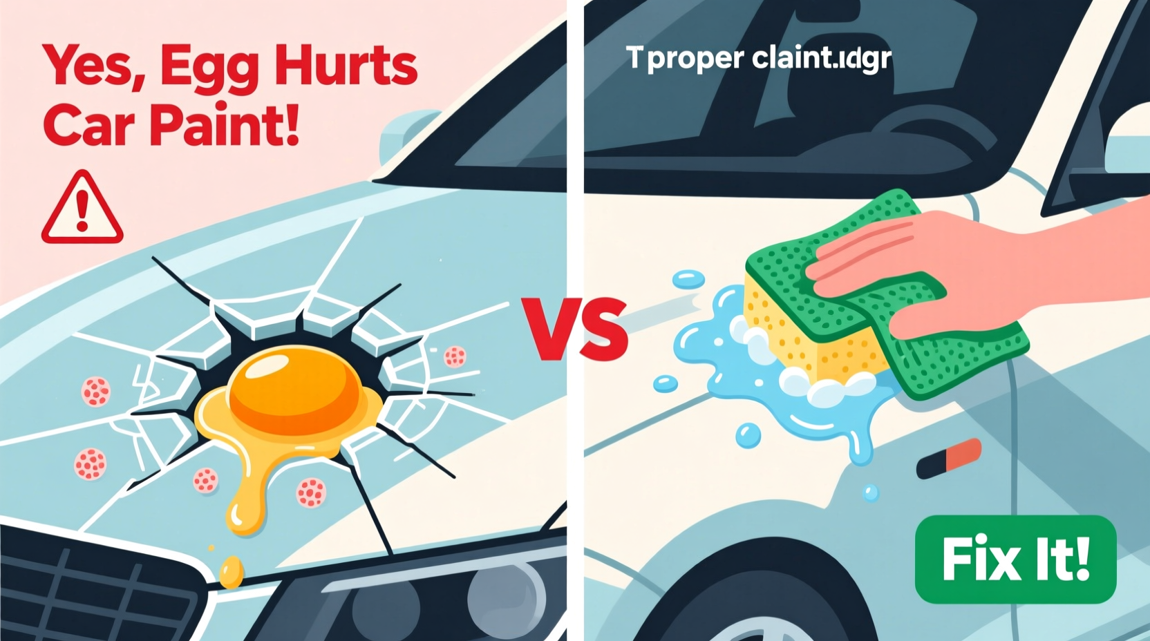 does egg hurt car paint
