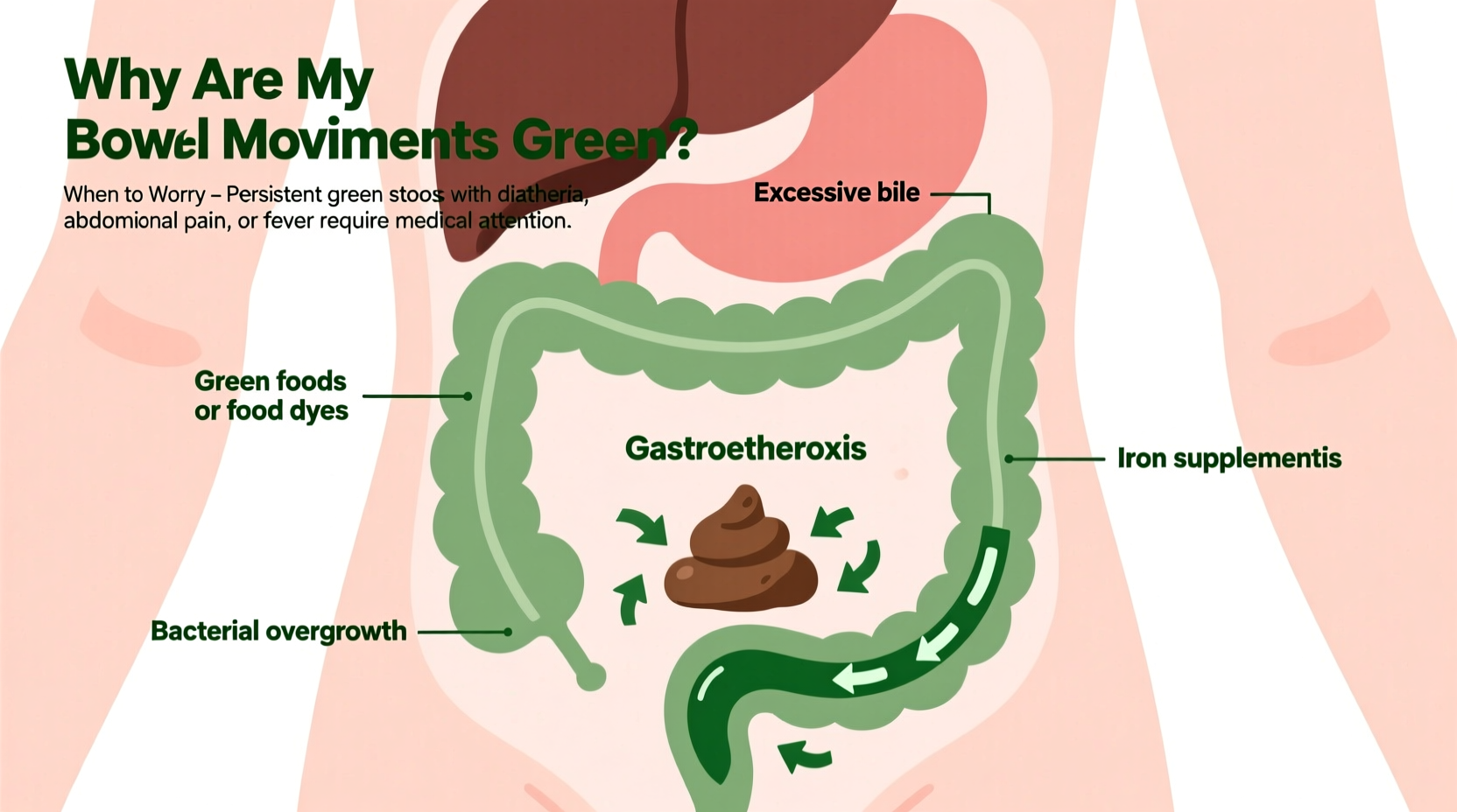 green poop why are my bowel movements green causes when to worry