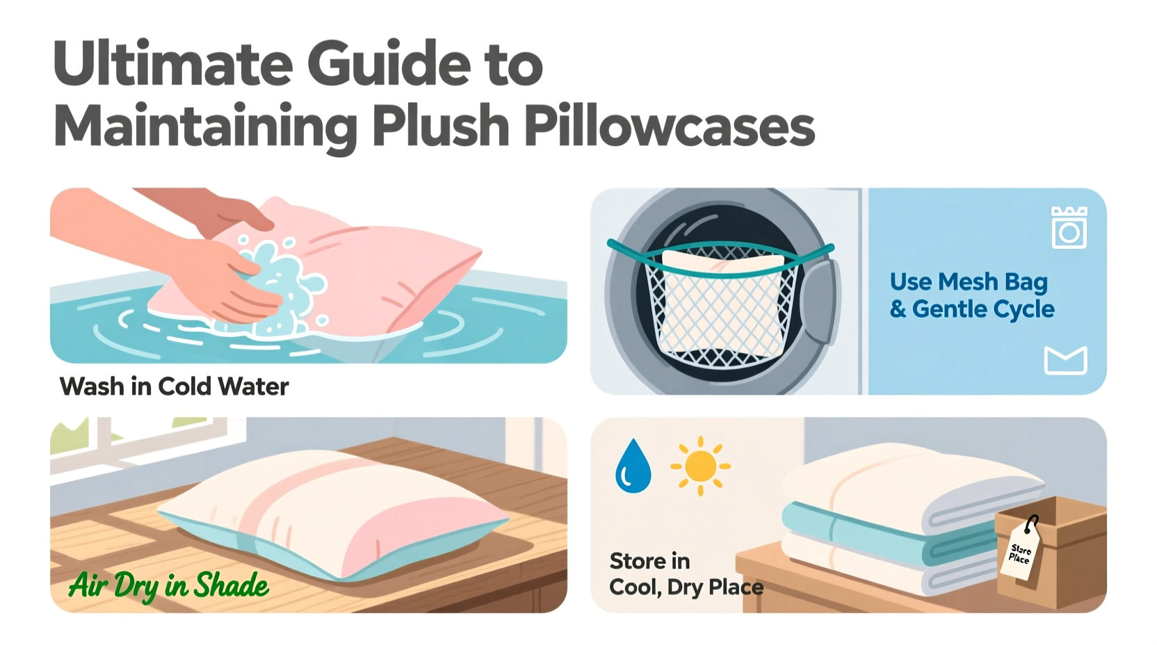 ultimate guide to maintaining plush pillowcases prevent fading and extend softness