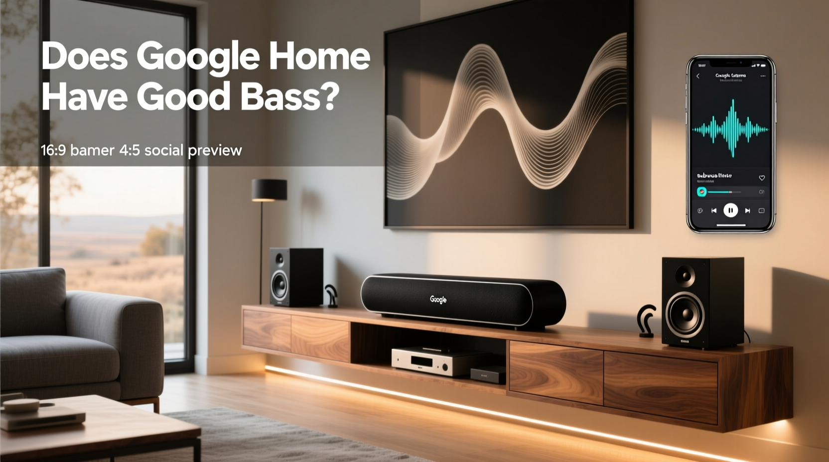 Google Home Subwoofer Guide: How to Improve Bass