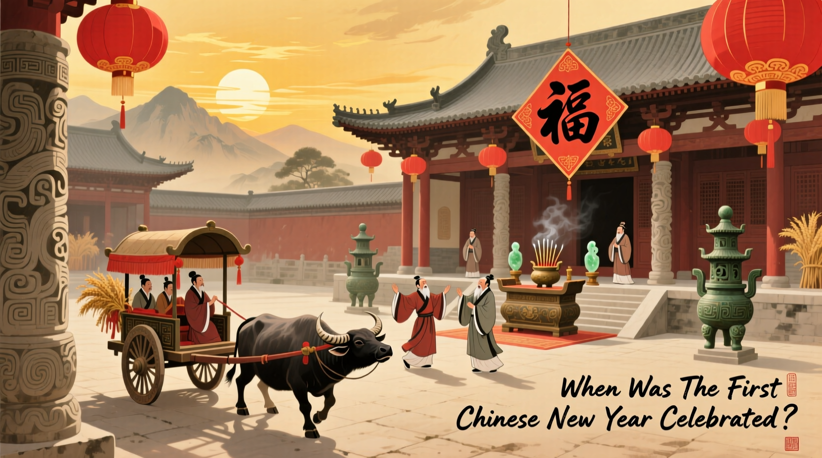 when was the first chinese new year celebrated