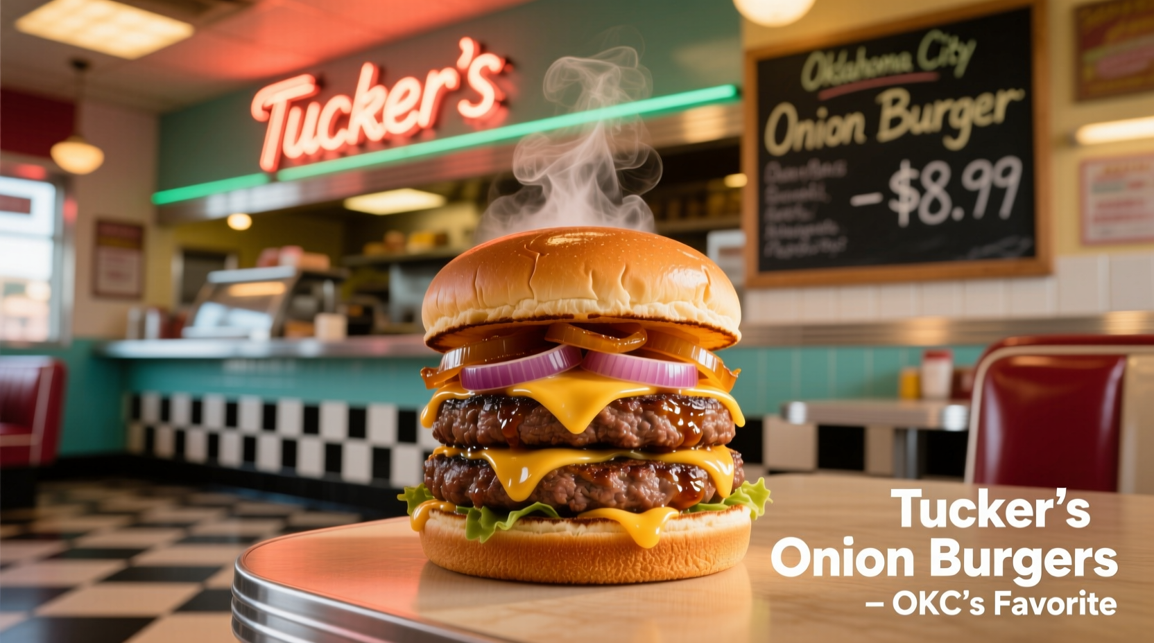 Tucker's Onion Burgers OKC: Authentic Oklahoma Burger Experience