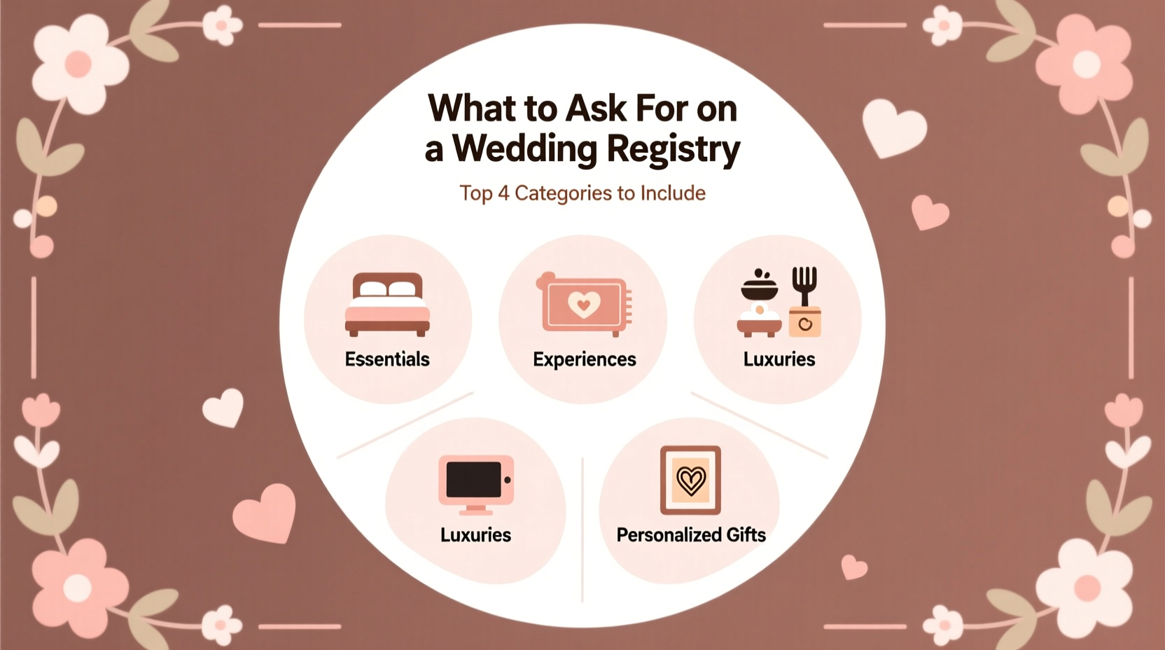 what to ask for on wedding registry