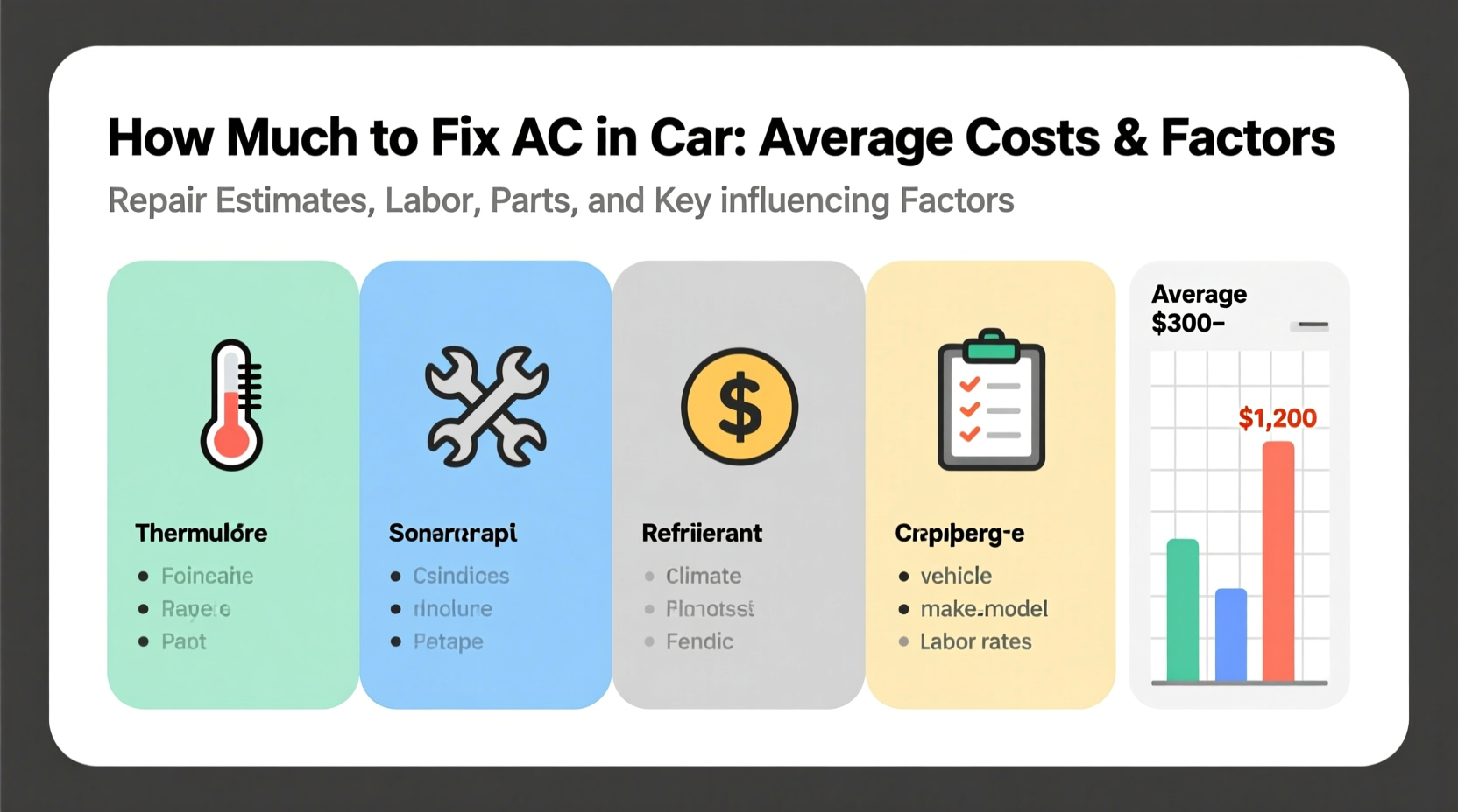 how much to fix a ac in car