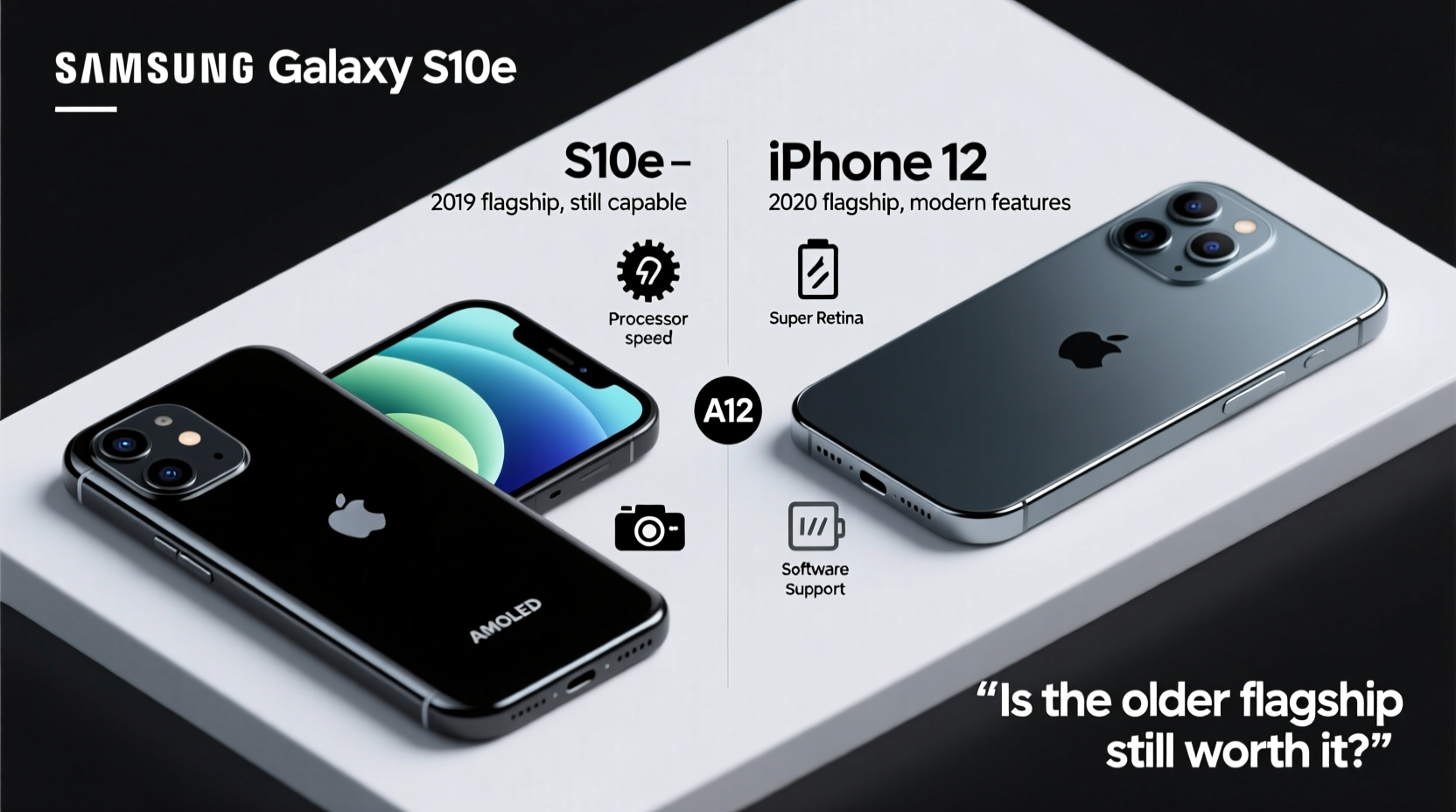 galaxy s10e vs a12 is the older flagship still worth it or is the a12 enough