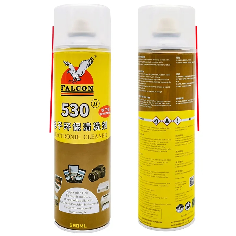 530II tela móvel limpador de contato eletrônico de secagem rápida agente de limpeza spray