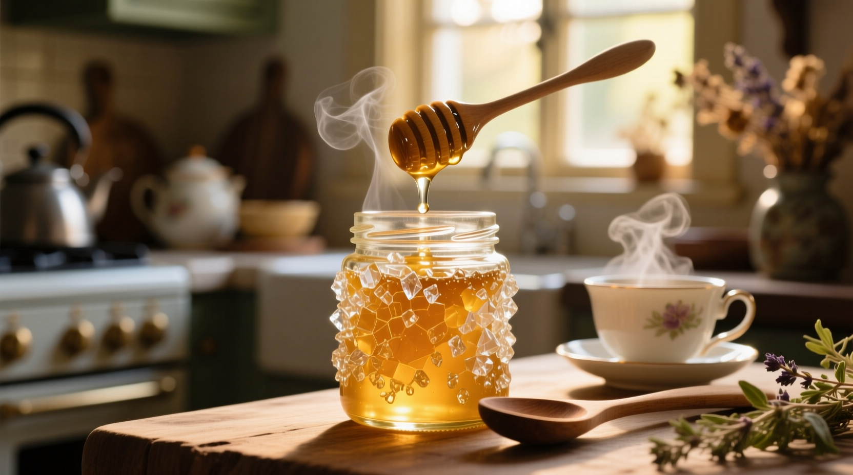 what to do with crystallized honey