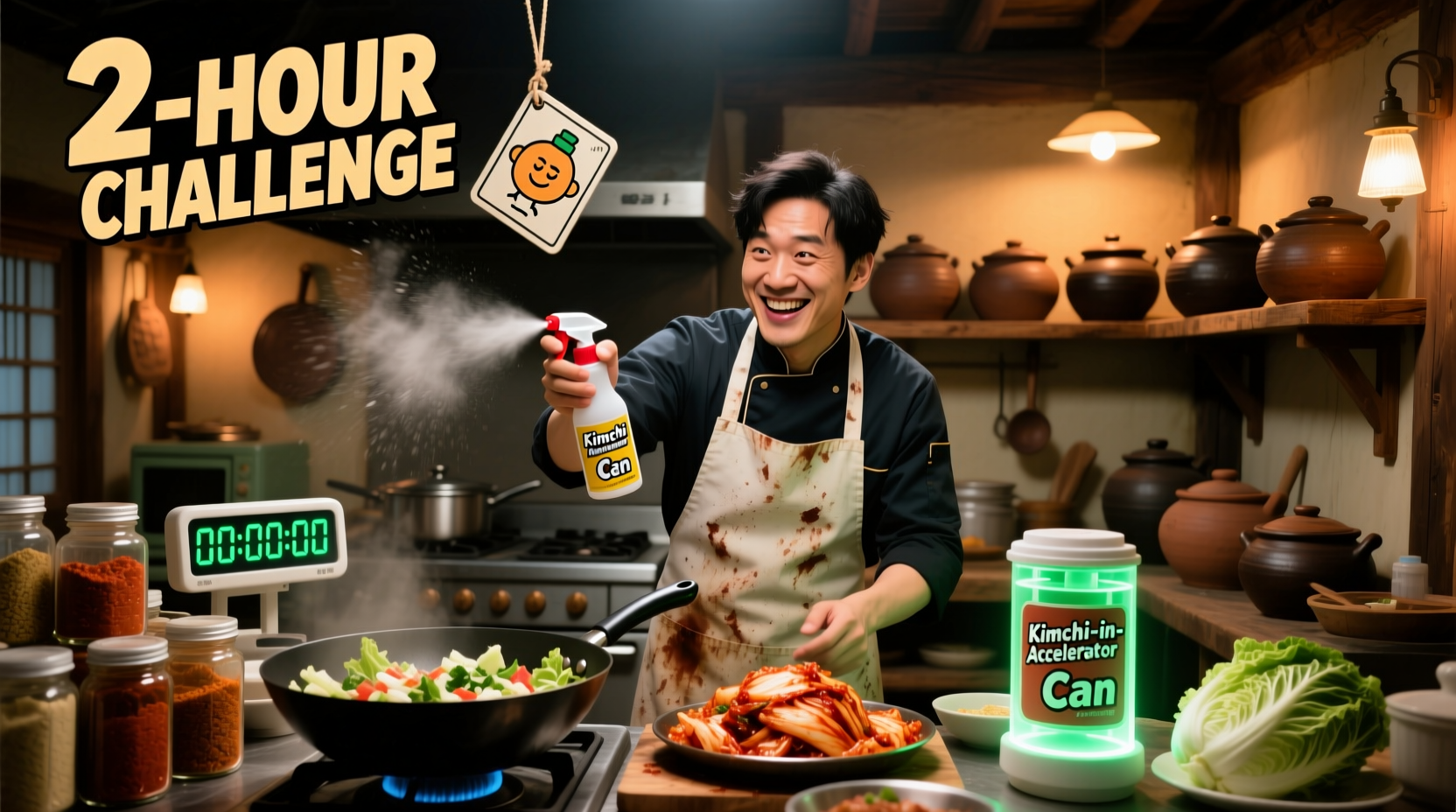 cheat your way to kimchi in two hours