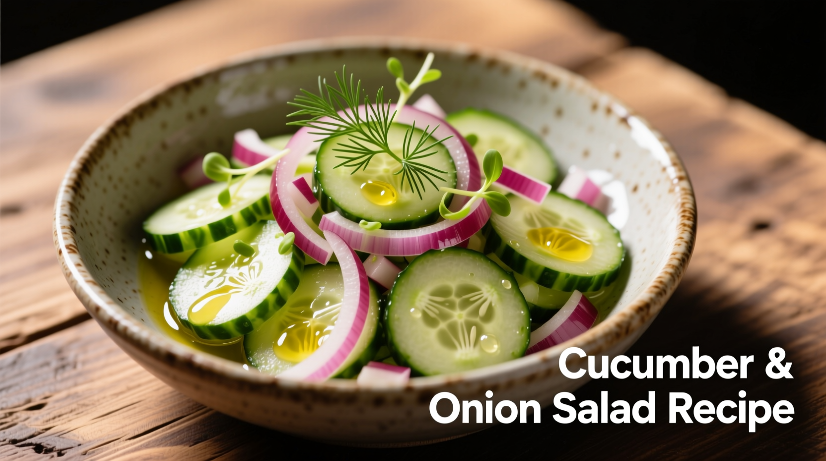 cucumber onion salad recipe