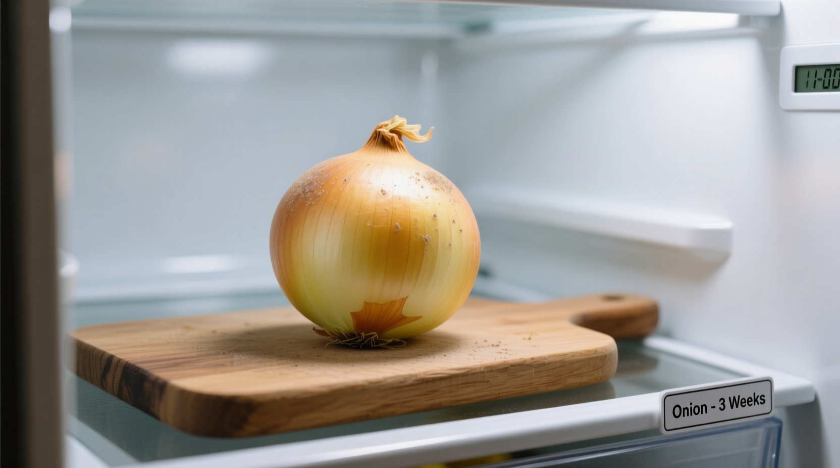 how long will an onion last in the fridge