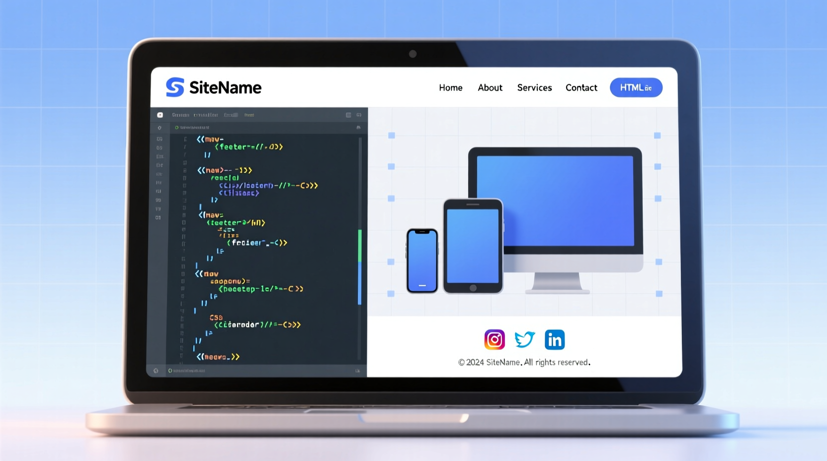 mastering html footers a step by step guide to creating custom and responsive website footers