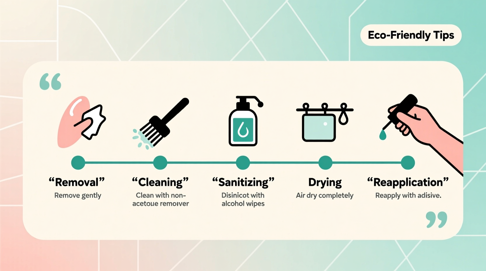 the ultimate guide to cleaning and reusing press on nails for longer wear