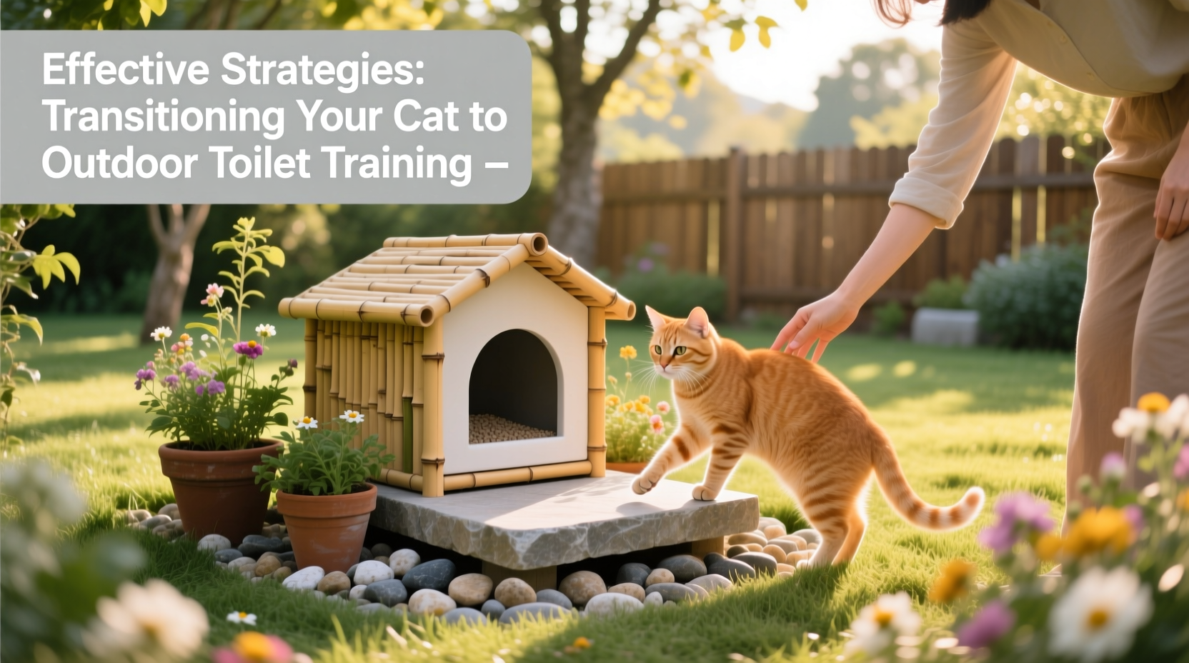 effective strategies to transition your cat from litter tray to outdoor toilet training
