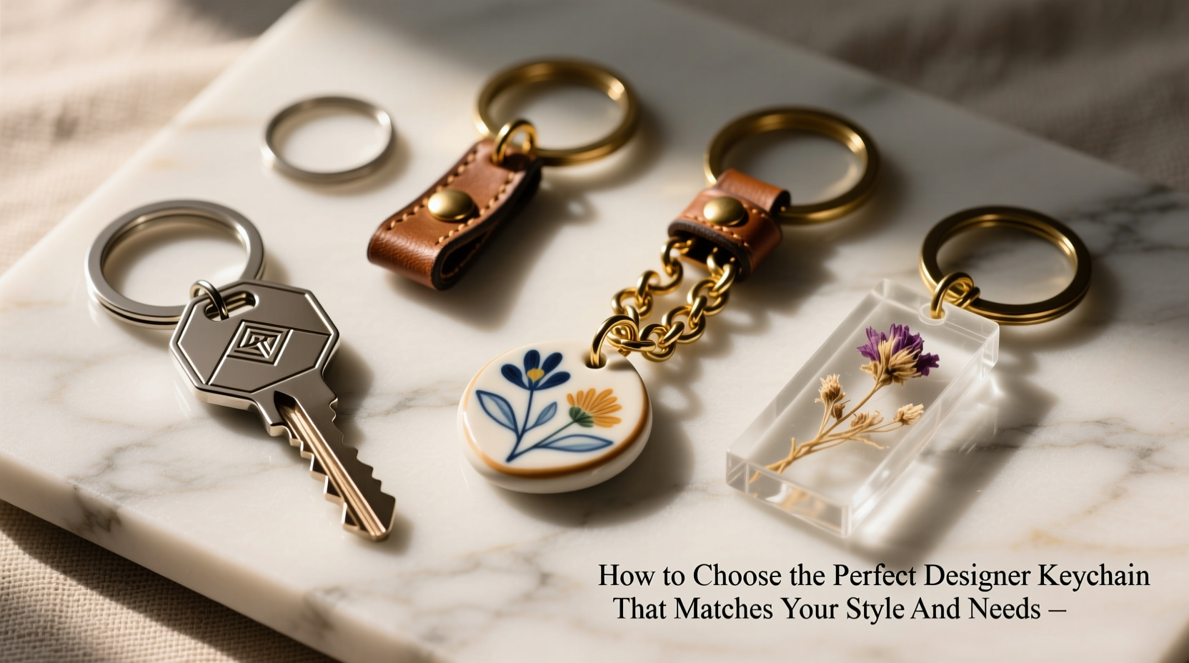 how to choose the perfect designer keychain that matches your style and needs