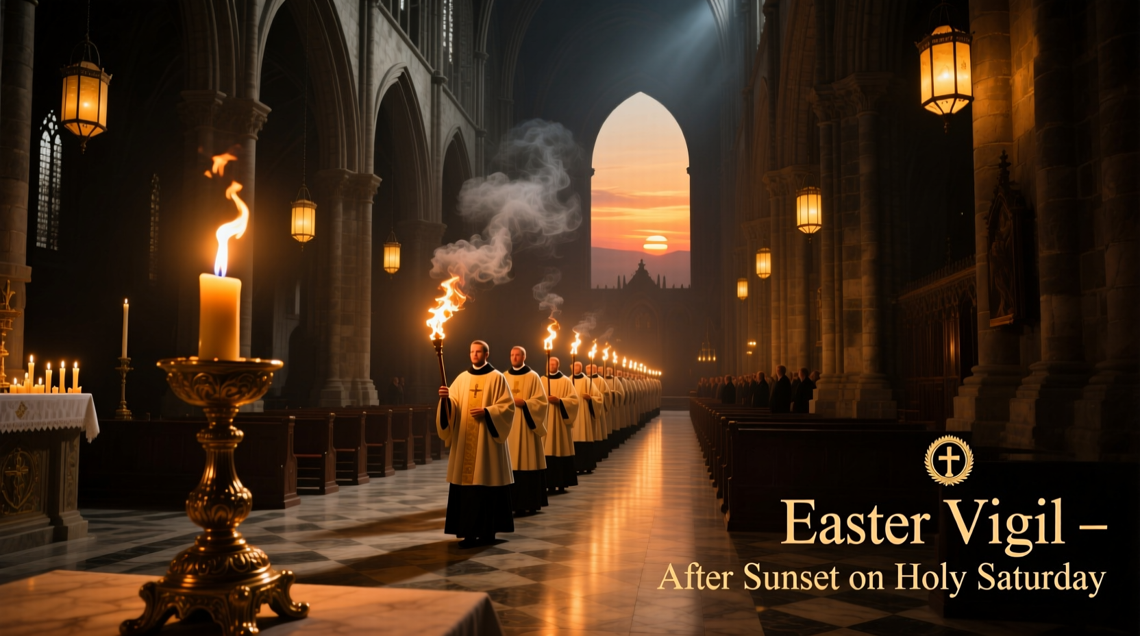 what time does the easter vigil start