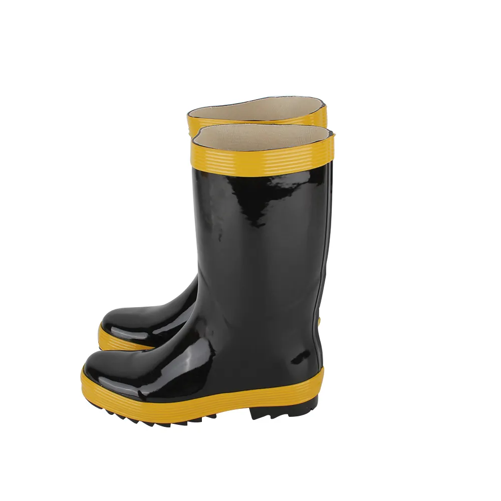 hot sale Waterproof fire training rubber boots
