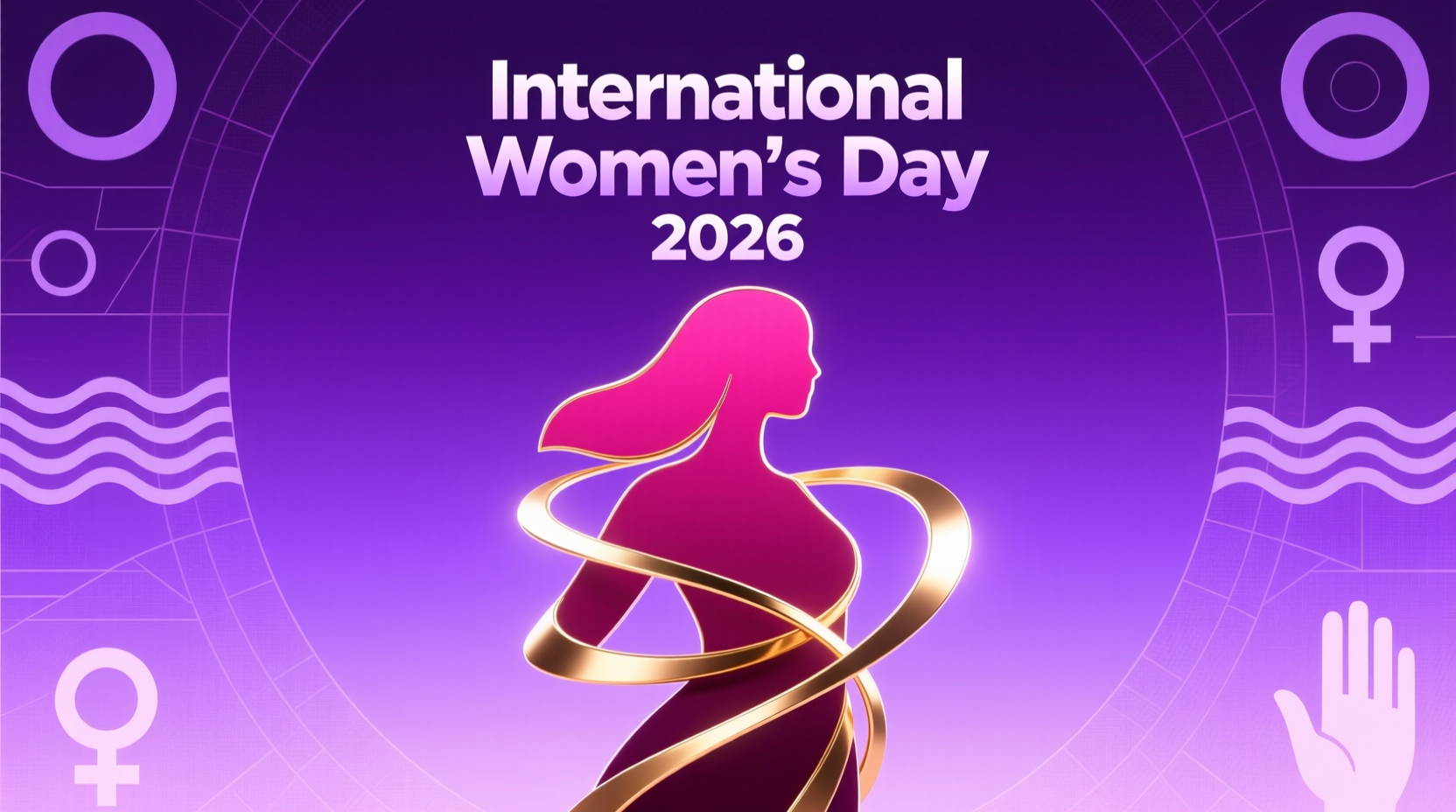 womens day purple background